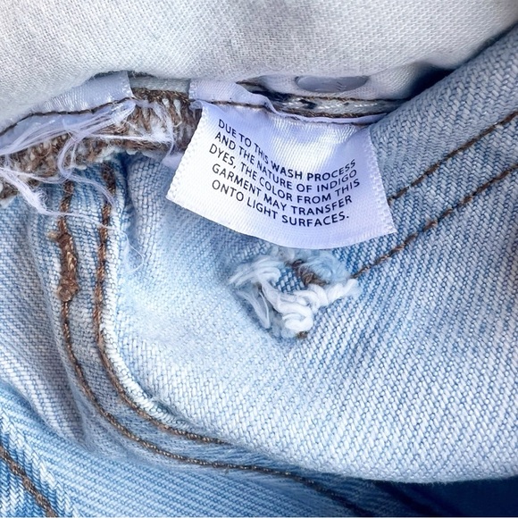 Madewell‎ Light Wash Relaxed Denim Shorts Size 26 - Picture 6 of 6